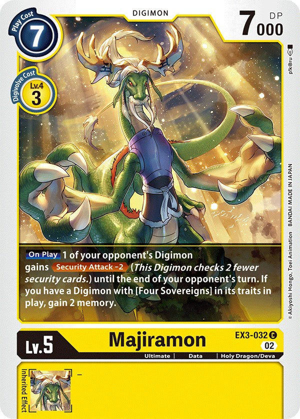 Majiramon [EX3-032] [Draconic Roar] | The Gaming-Verse