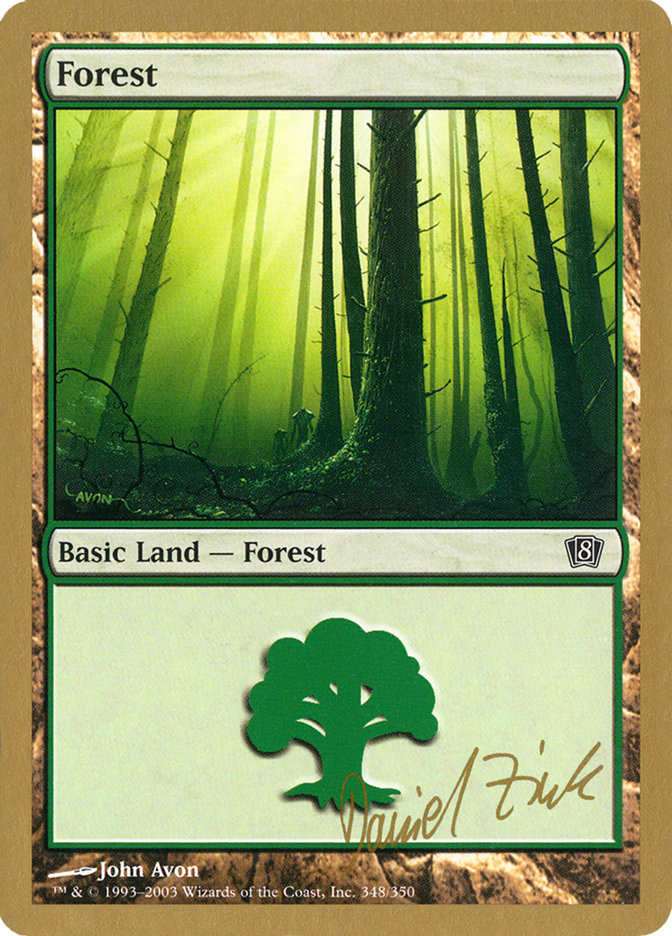 Forest (dz348) (Daniel Zink) [World Championship Decks 2003] | The Gaming-Verse