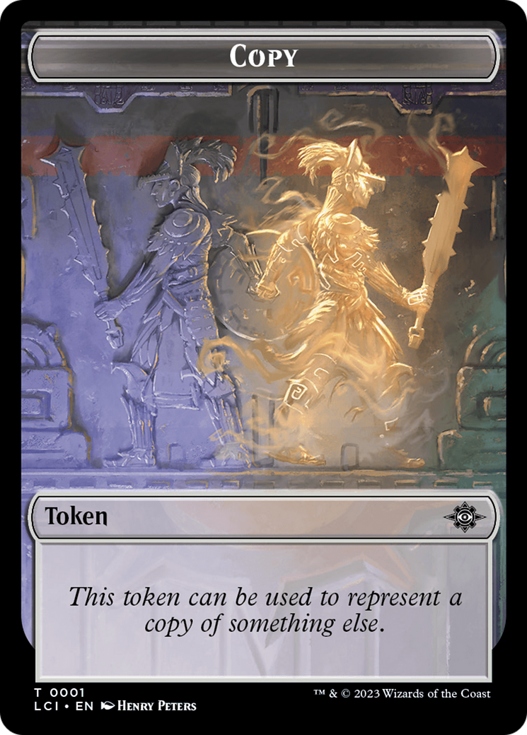 Copy // Spirit Double-Sided Token [The Lost Caverns of Ixalan Tokens] | The Gaming-Verse