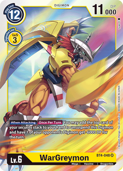 WarGreymon [BT4-048] [Great Legend] | The Gaming-Verse