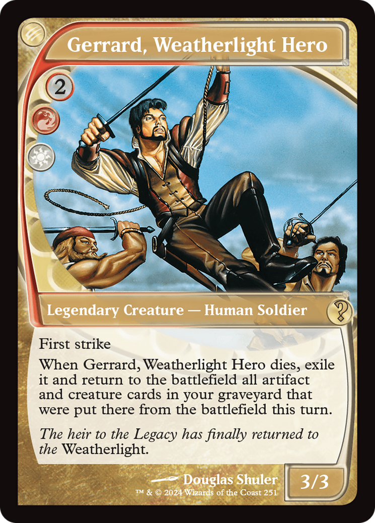 Gerrard, Weatherlight Hero (Future Sight) [Mystery Booster 2] | The Gaming-Verse