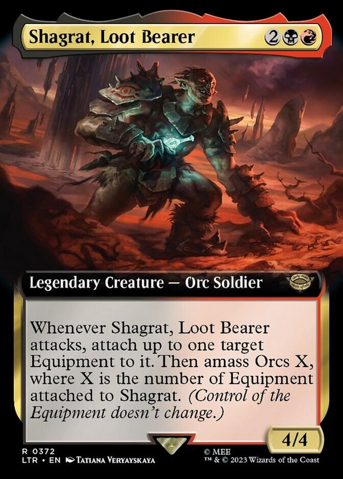 Shagrat, Loot Bearer (Extended Art) [The Lord of the Rings: Tales of Middle-Earth] | The Gaming-Verse