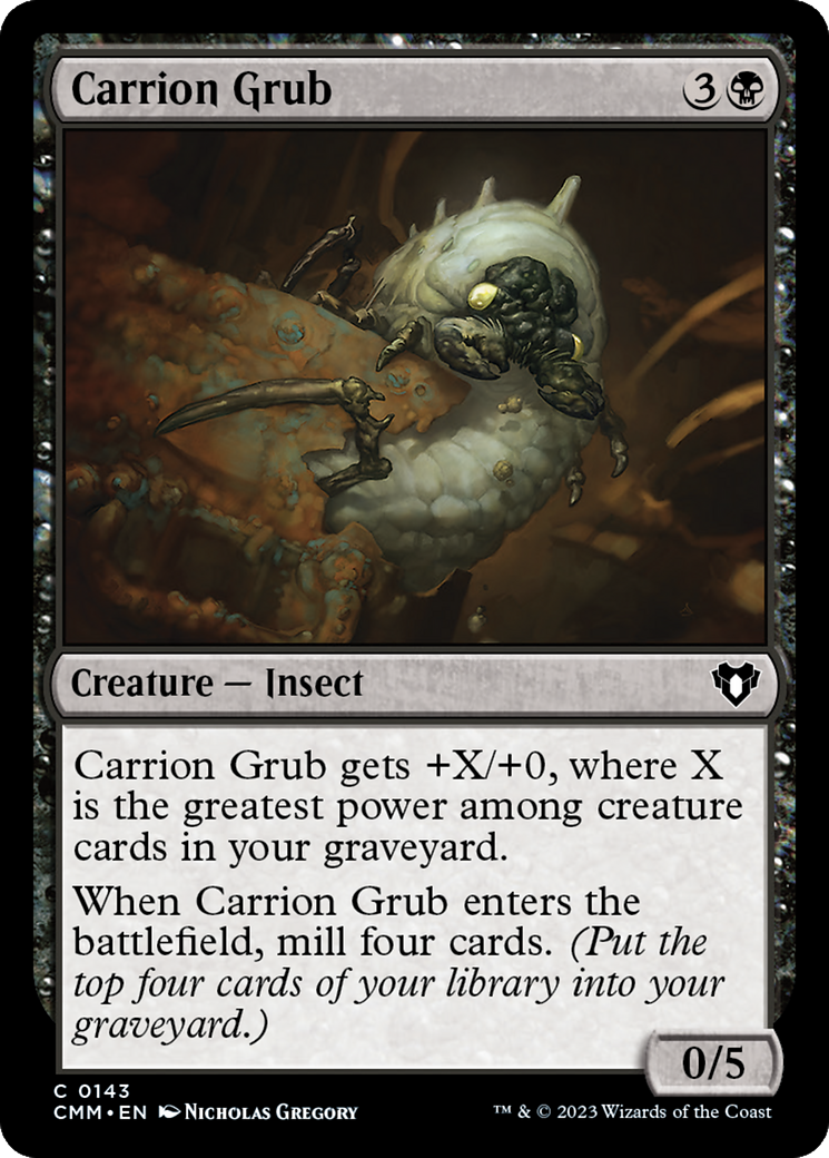 Carrion Grub [Commander Masters] | The Gaming-Verse