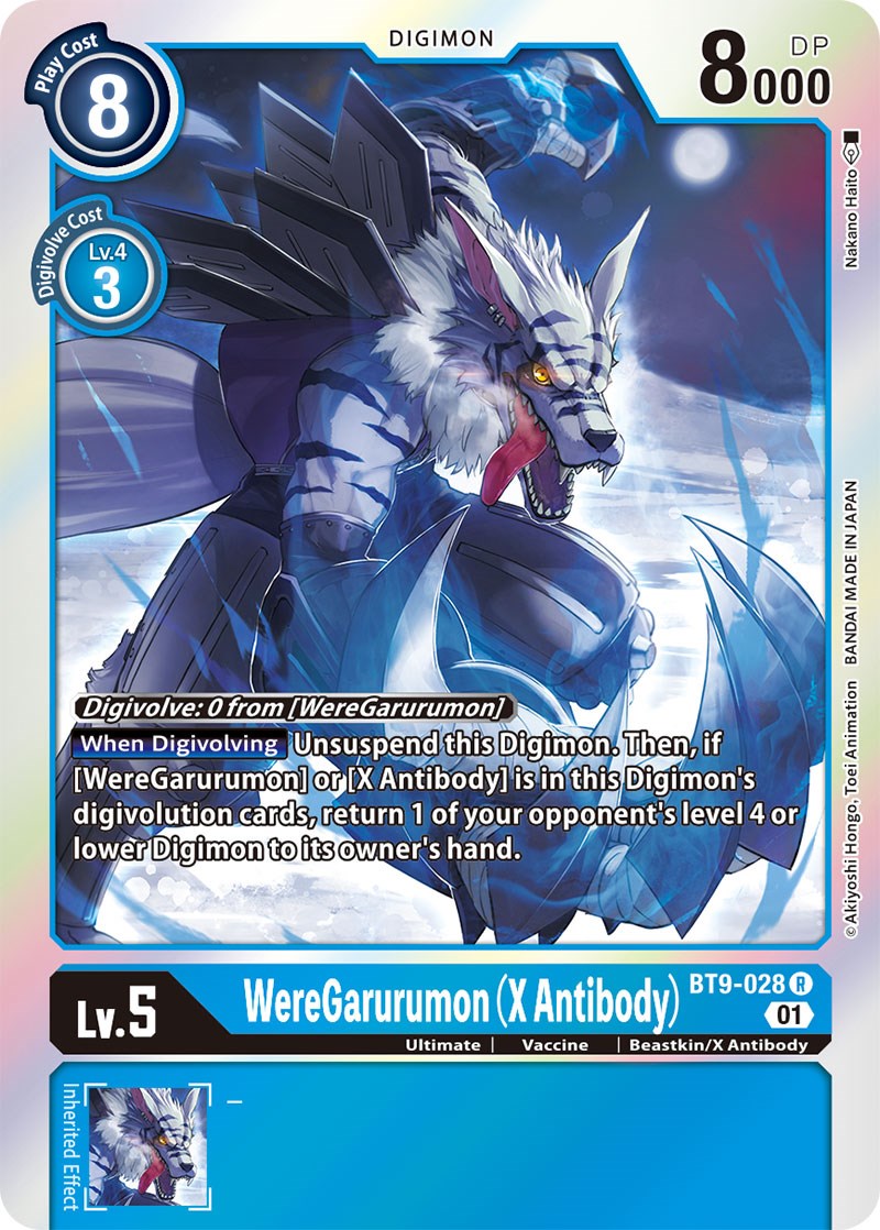 WereGarurumon (X Antibody) [BT9-028] [X Record] | The Gaming-Verse