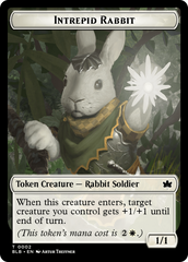 Bat // Intrepid Rabbit Double-Sided Token [Bloomburrow Tokens] | The Gaming-Verse