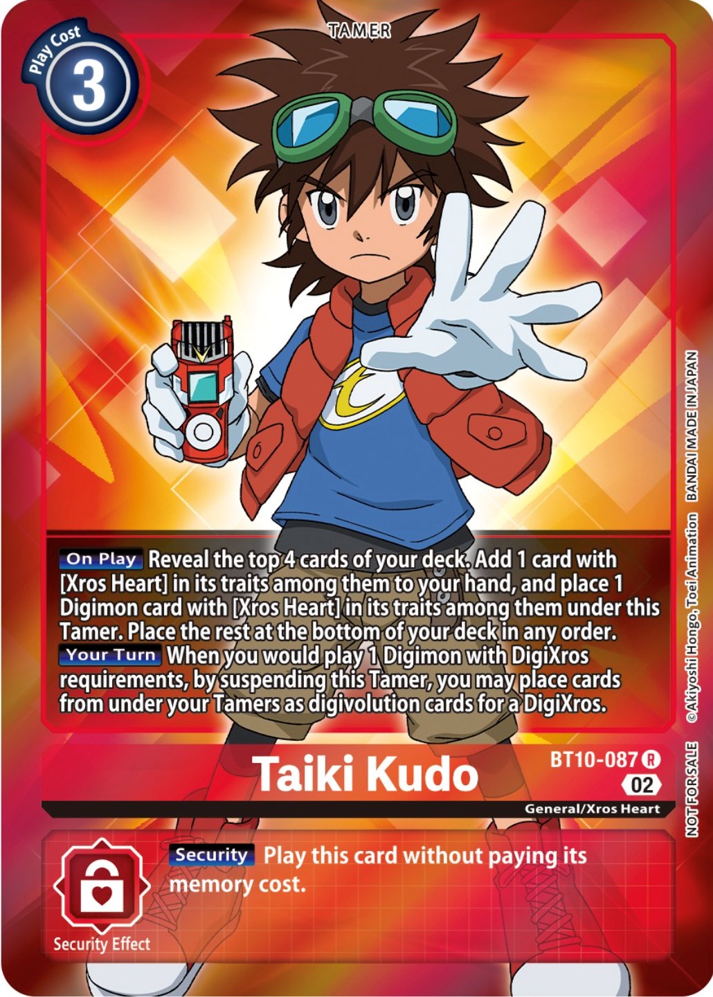 Taiki Kudo [BT10-087] (Box Topper) [Xros Encounter] | The Gaming-Verse