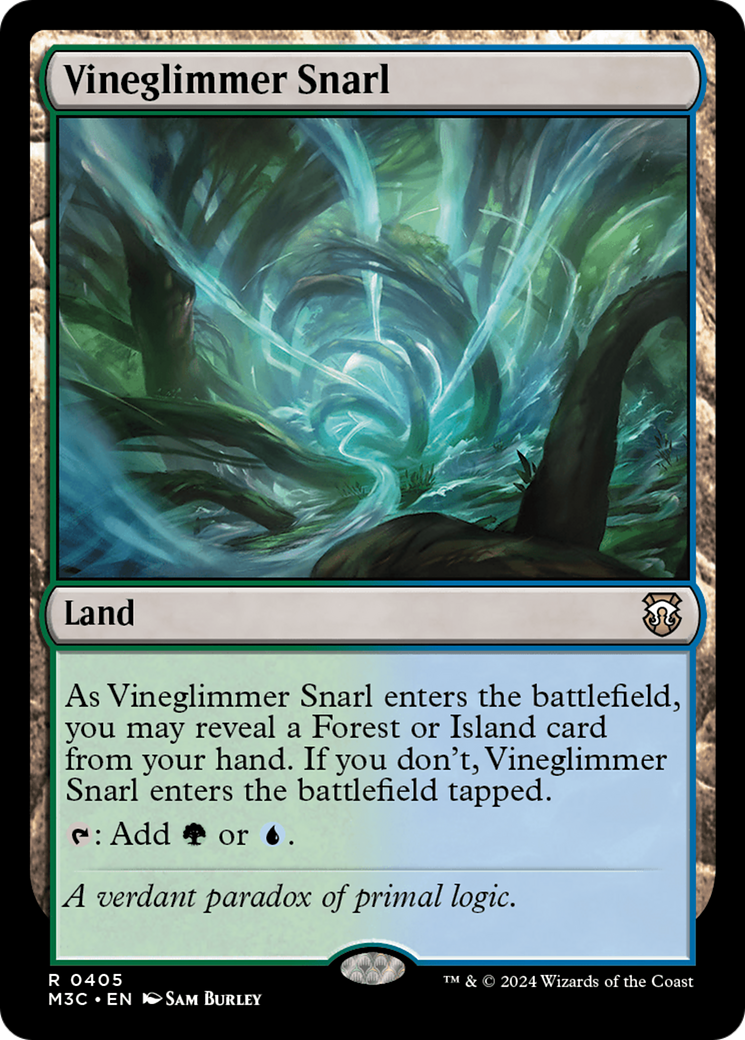 Vineglimmer Snarl (Ripple Foil) [Modern Horizons 3 Commander] | The Gaming-Verse