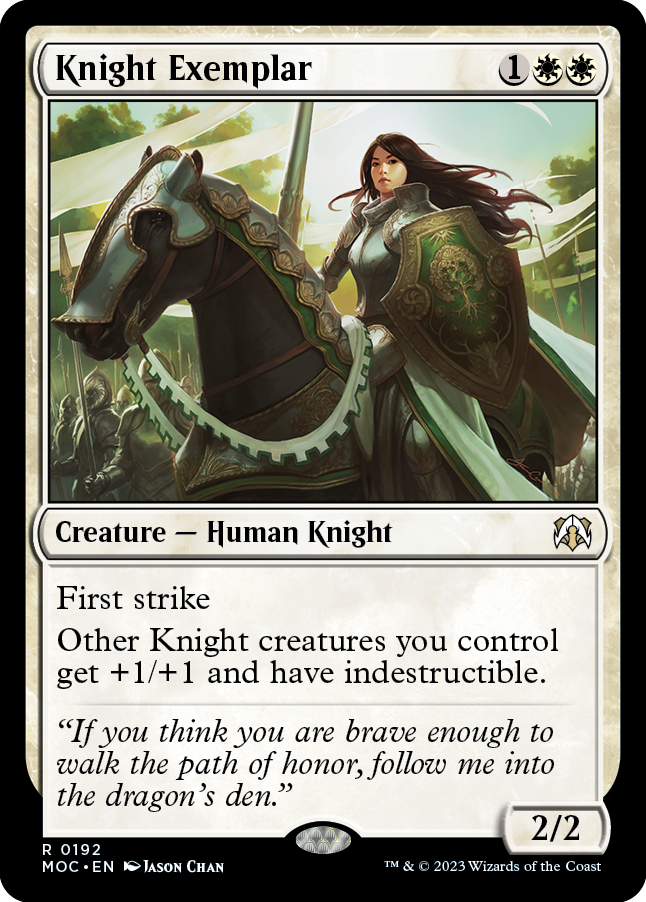 Knight Exemplar [March of the Machine Commander] | The Gaming-Verse