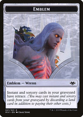 Shapeshifter (001) // Wrenn and Six Emblem (021) Double-Sided Token [Modern Horizons Tokens] | The Gaming-Verse