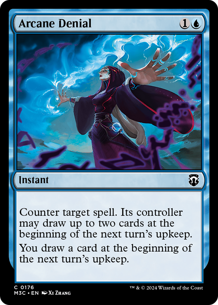 Arcane Denial (Ripple Foil) [Modern Horizons 3 Commander] | The Gaming-Verse