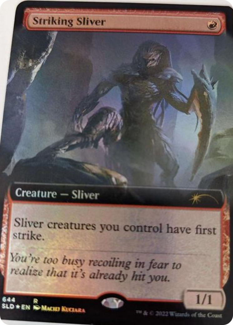 Striking Sliver (Extended Art) [Secret Lair Drop Series] | The Gaming-Verse