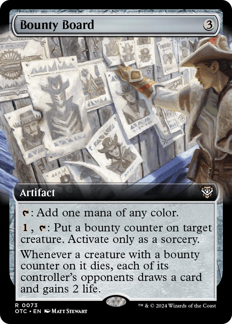 Bounty Board (Extended Art) [Outlaws of Thunder Junction Commander] | The Gaming-Verse