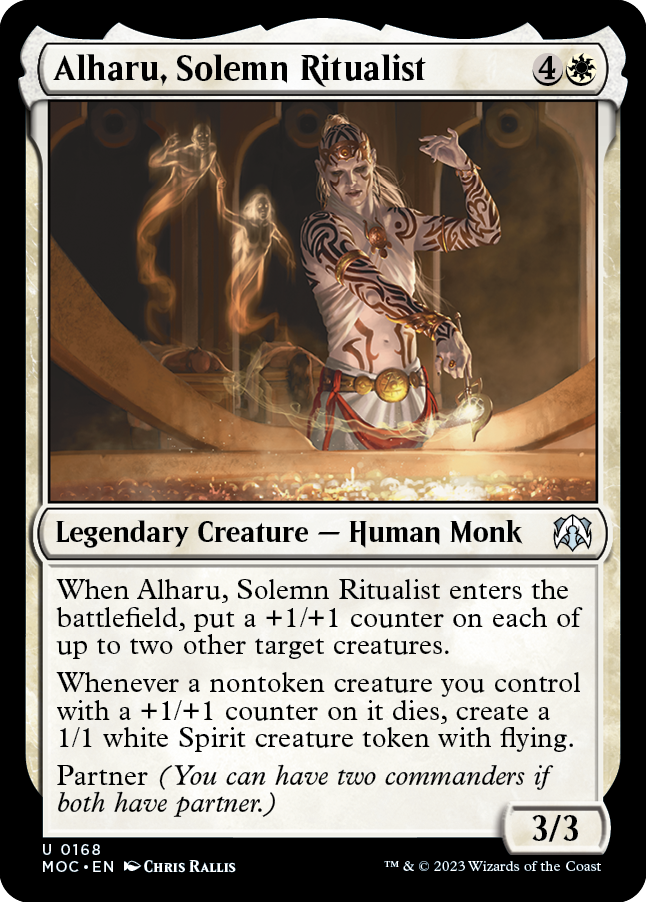 Alharu, Solemn Ritualist [March of the Machine Commander] | The Gaming-Verse