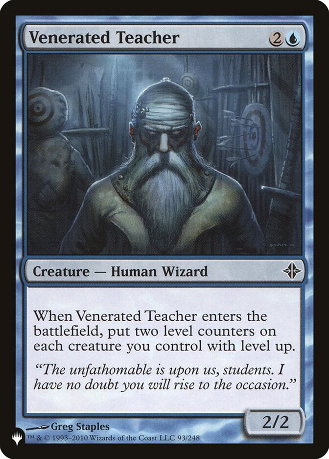 Venerated Teacher [The List] | The Gaming-Verse