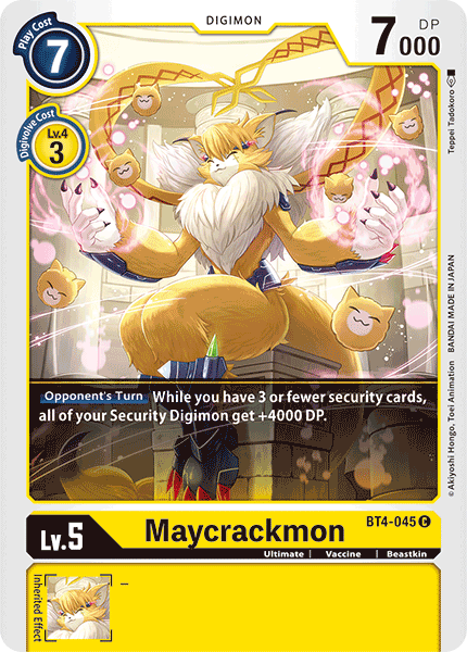 Maycrackmon [BT4-045] [Great Legend] | The Gaming-Verse