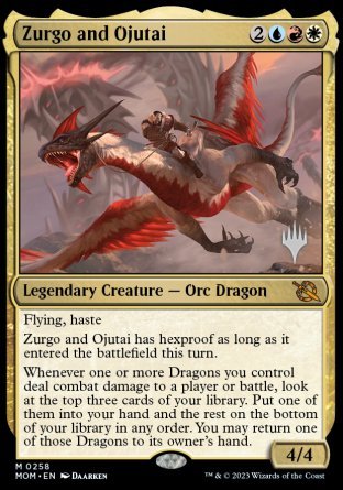 Zurgo and Ojutai (Promo Pack) [March of the Machine Promos] | The Gaming-Verse