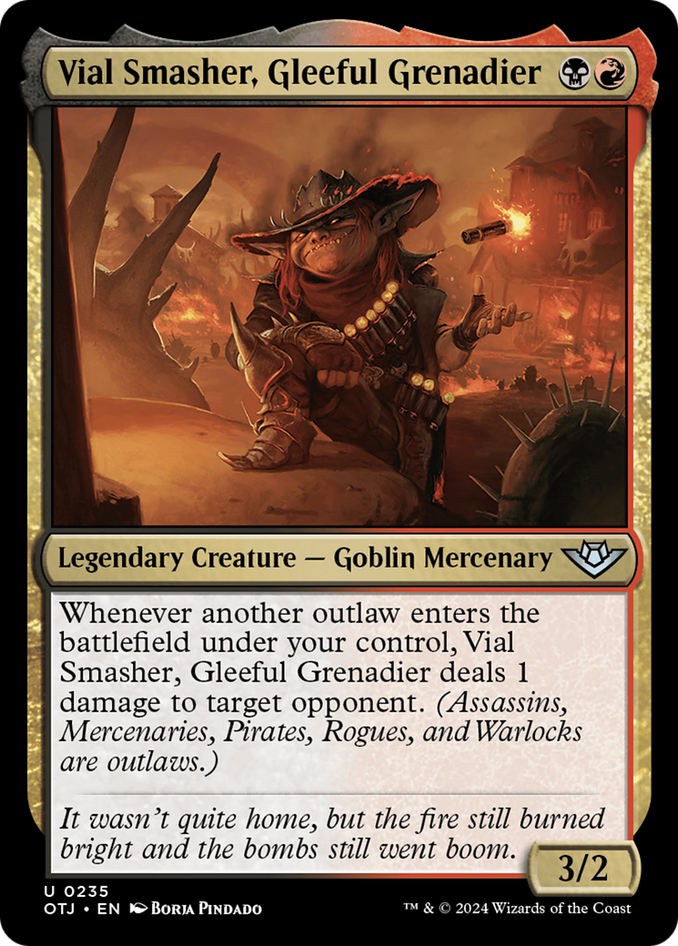 Vial Smasher, Gleeful Grenadier [Outlaws of Thunder Junction] | The Gaming-Verse