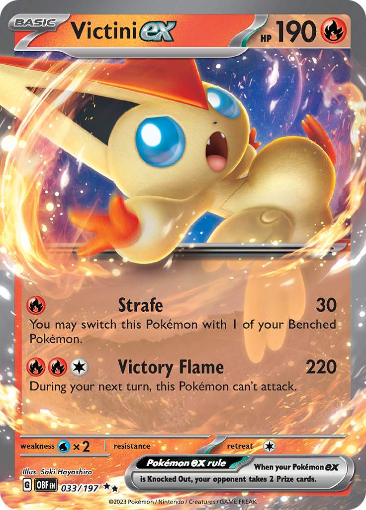 Victini ex (033/197) [Scarlet & Violet: Obsidian Flames] | The Gaming-Verse