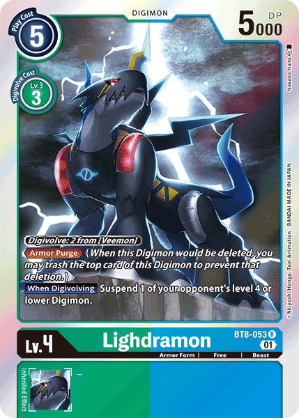 Lighdramon [BT8-053] [New Awakening] | The Gaming-Verse