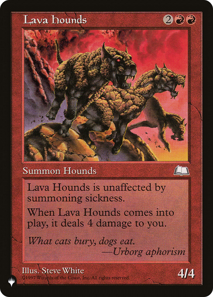 Lava Hounds [The List Reprints] | The Gaming-Verse