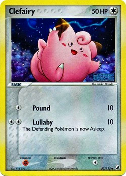 Clefairy (53/115) (Stamped) [EX: Unseen Forces] | The Gaming-Verse