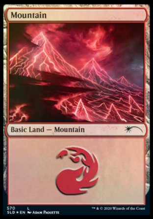 Mountain (Lightning) (570) [Secret Lair Drop Promos] | The Gaming-Verse