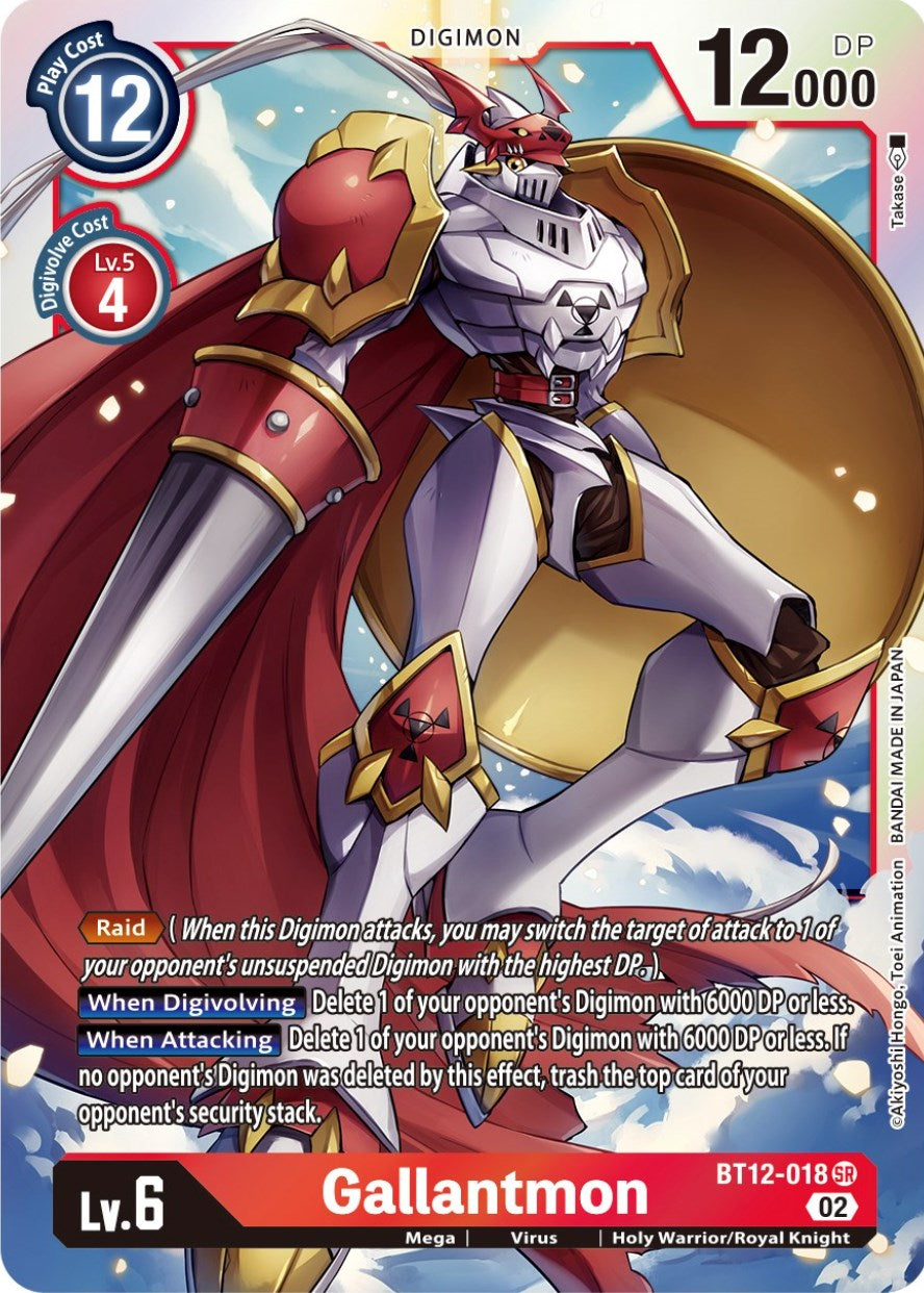 Gallantmon [BT12-018] [Across Time] | The Gaming-Verse