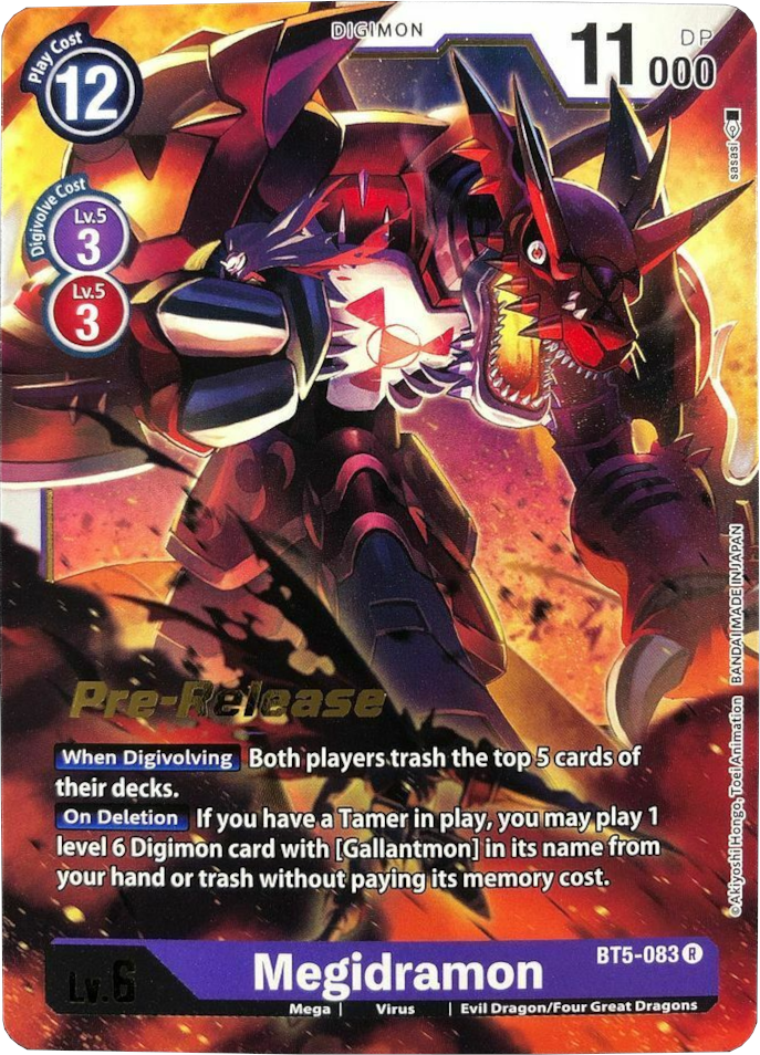 Megidramon [BT5-083] [Battle of Omni Pre-Release Promos] | The Gaming-Verse