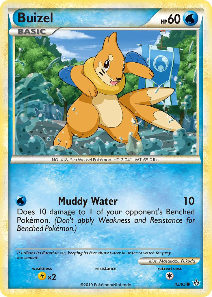 Buizel (45/95) [HeartGold & SoulSilver: Unleashed] | The Gaming-Verse