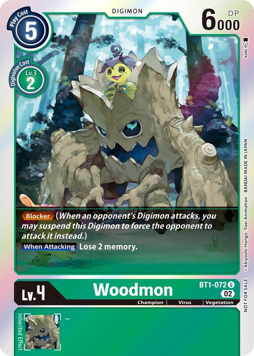 Woodmon [BT1-072] (Official Tournament Pack Vol. 6) [Release Special Booster Promos] | The Gaming-Verse