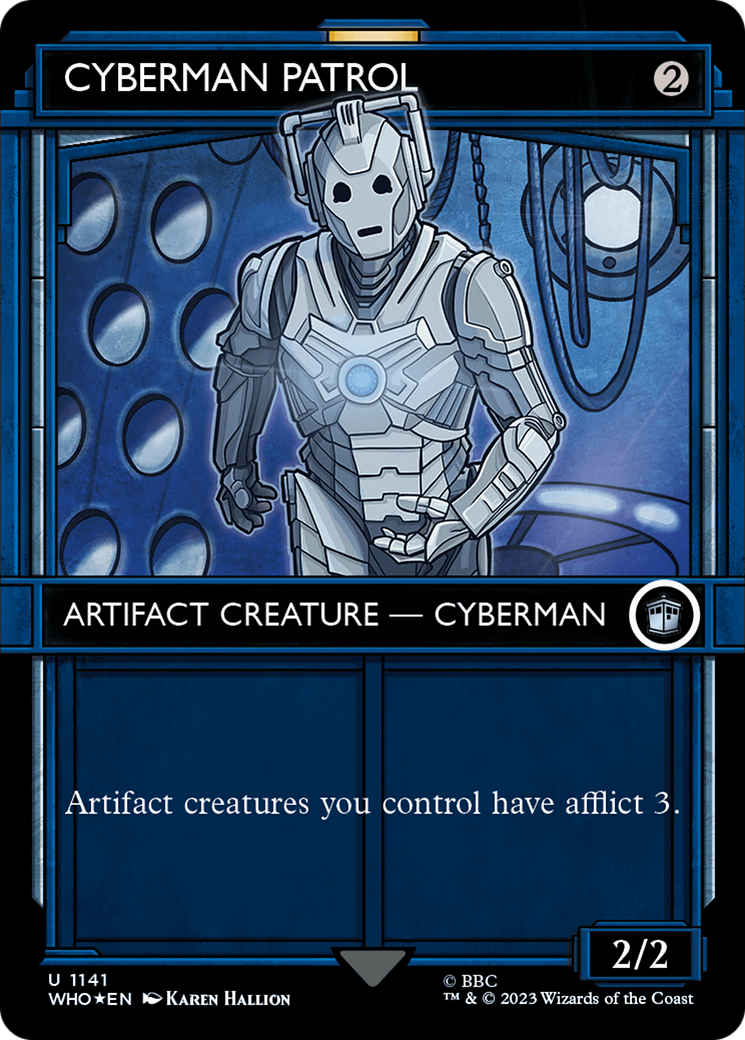 Cyberman Patrol (Showcase) (Surge Foil) [Doctor Who] | The Gaming-Verse