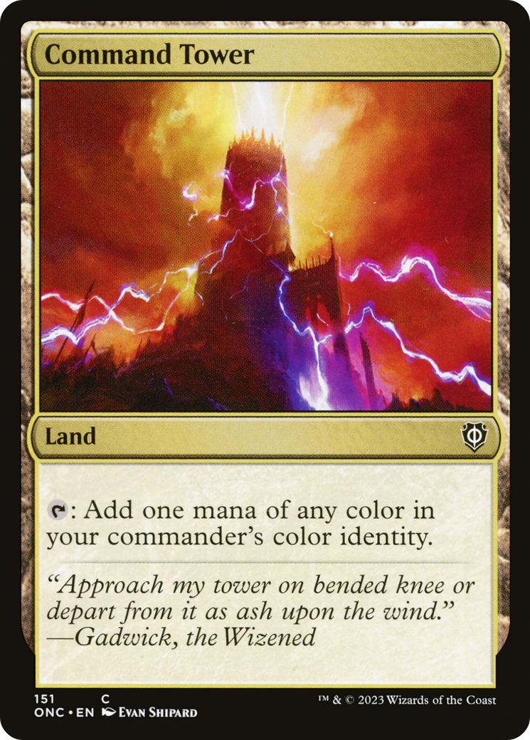 Command Tower [Phyrexia: All Will Be One Commander] | The Gaming-Verse