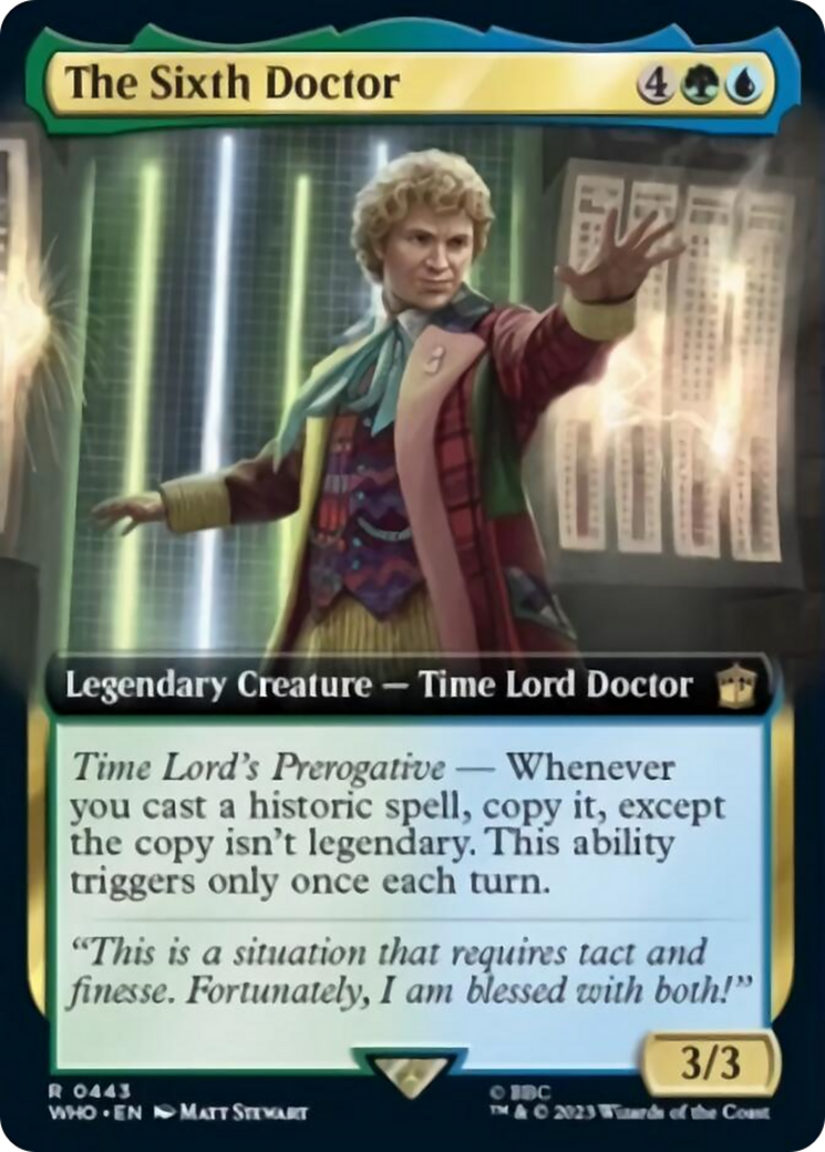 The Sixth Doctor (Extended Art) [Doctor Who] | The Gaming-Verse