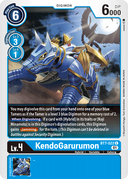 KendoGarurumon [BT7-022] [Next Adventure] | The Gaming-Verse