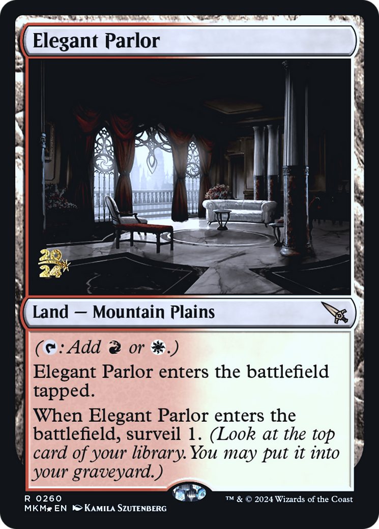 Elegant Parlor [Murders at Karlov Manor Prerelease Promos] | The Gaming-Verse