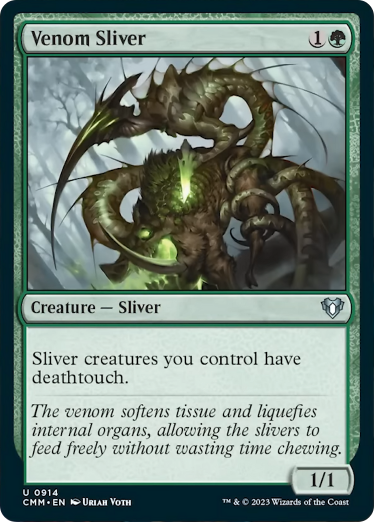 Venom Sliver [Commander Masters] | The Gaming-Verse