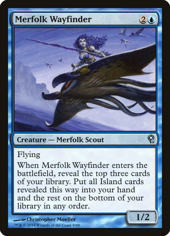 Merfolk Wayfinder [Duel Decks: Jace vs. Vraska] | The Gaming-Verse