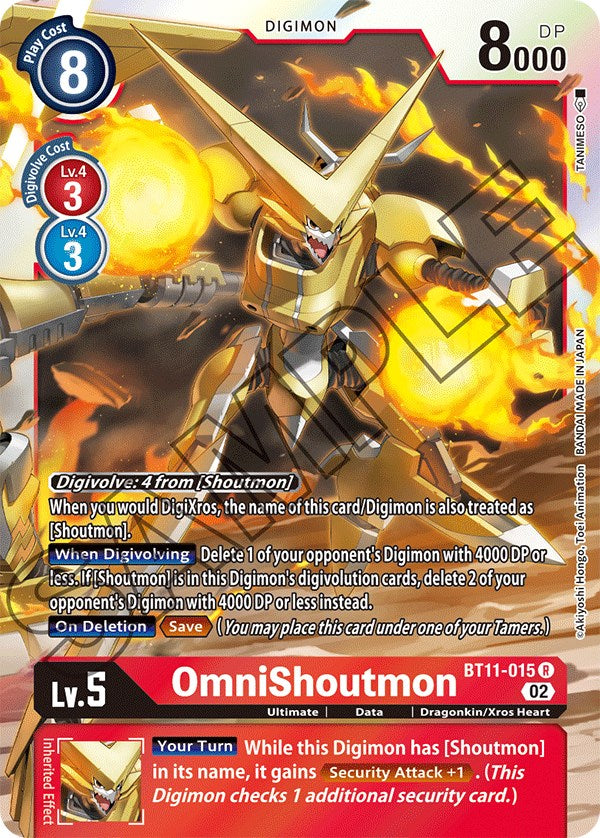 OmniShoutmon [BT11-015] [Dimensional Phase] | The Gaming-Verse