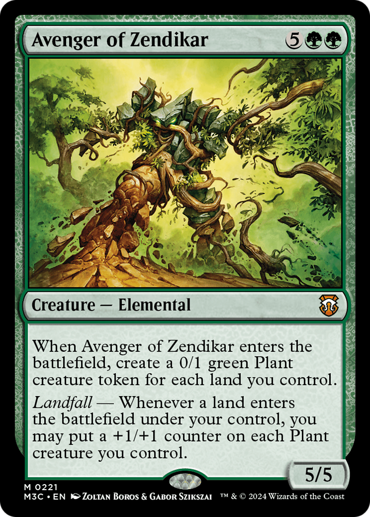 Avenger of Zendikar (Ripple Foil) [Modern Horizons 3 Commander] | The Gaming-Verse