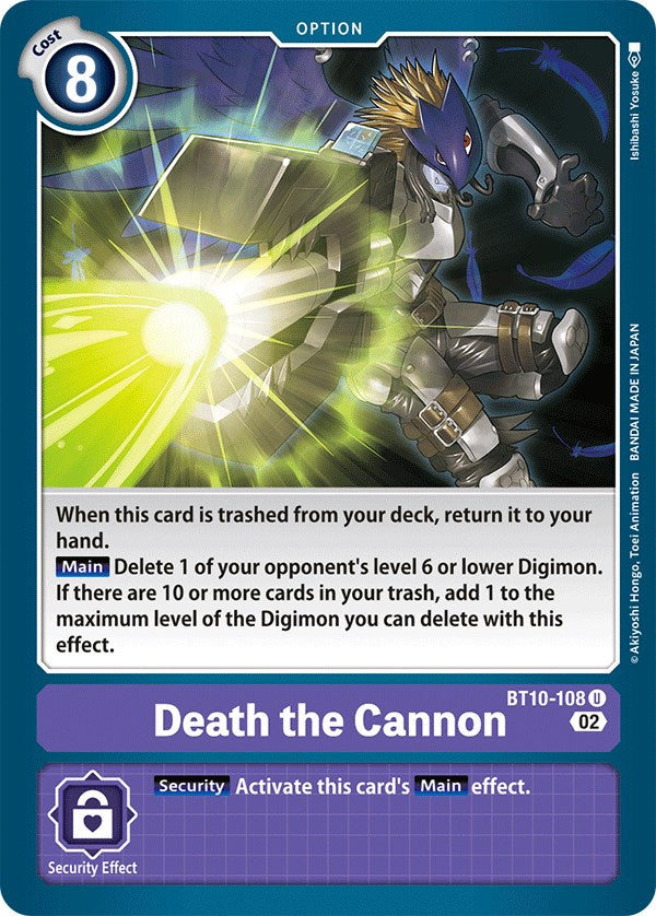 Death the Cannon [BT10-108] [Xros Encounter] | The Gaming-Verse