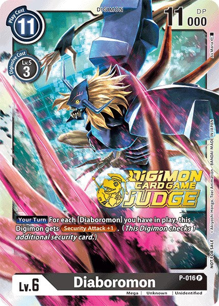 Diaboromon [P-016] (Judge Pack 1) [Promotional Cards] | The Gaming-Verse