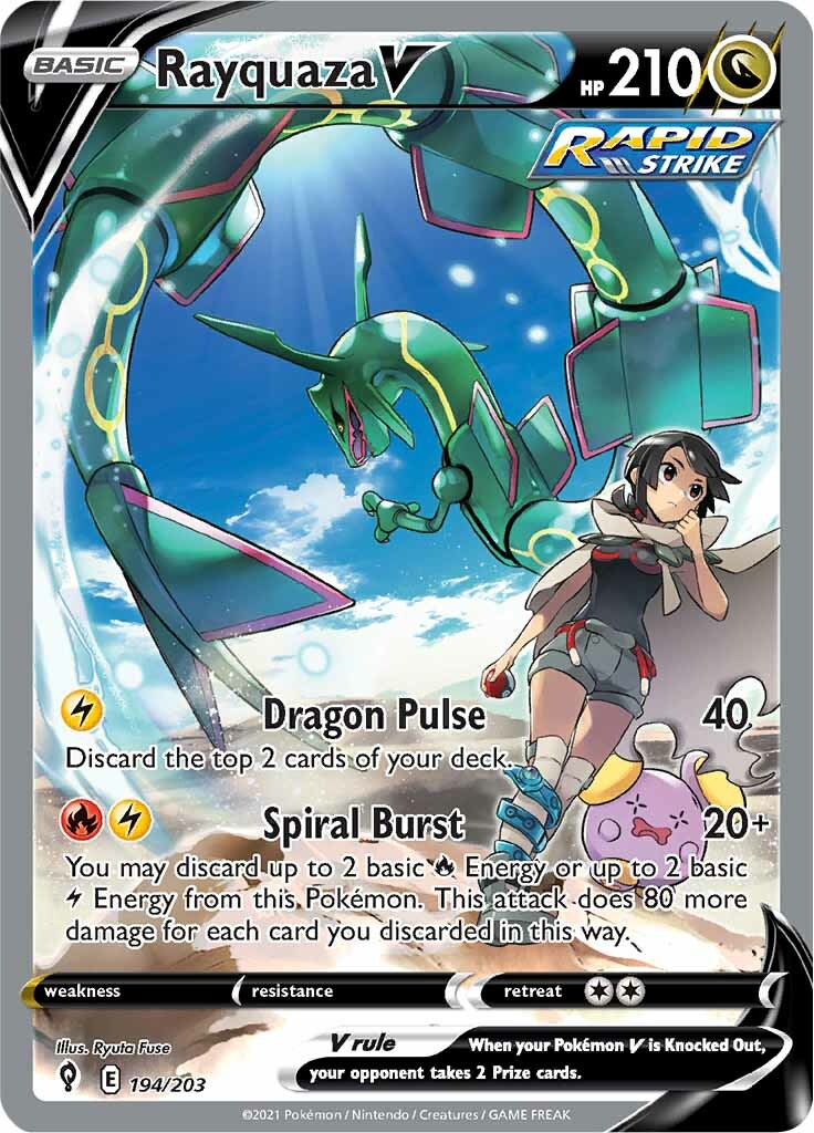 Rayquaza V (194/203) [Sword & Shield: Evolving Skies] | The Gaming-Verse