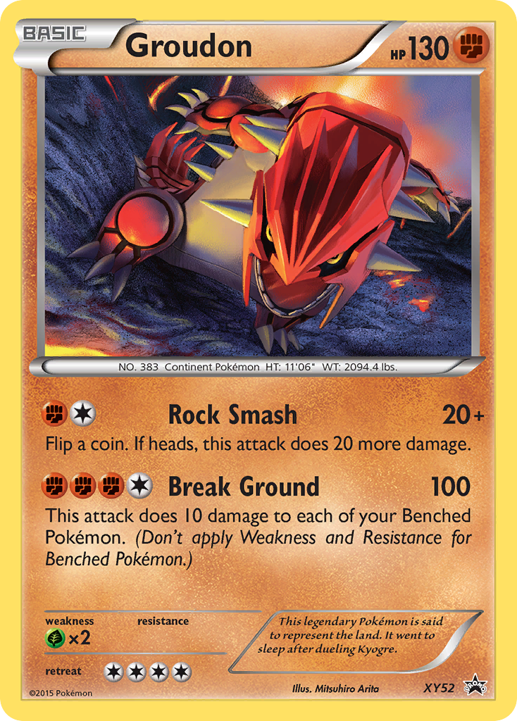 Groudon (XY52) [XY: Black Star Promos] | The Gaming-Verse