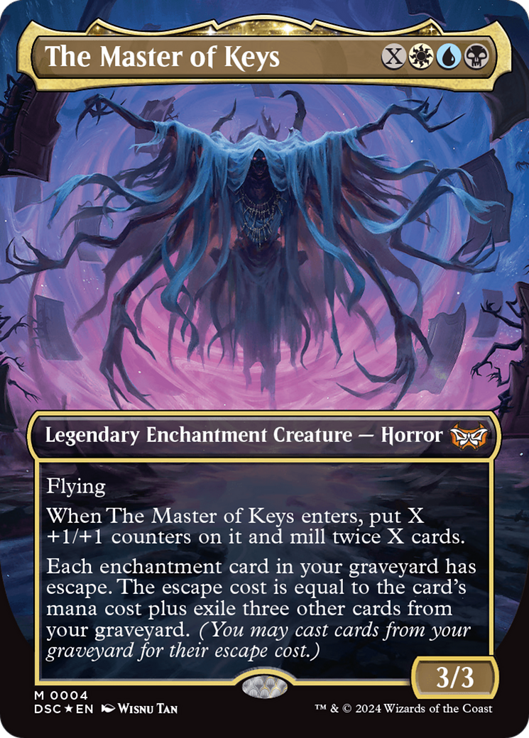 The Master of Keys (Borderless) [Duskmourn: House of Horror Commander] | The Gaming-Verse