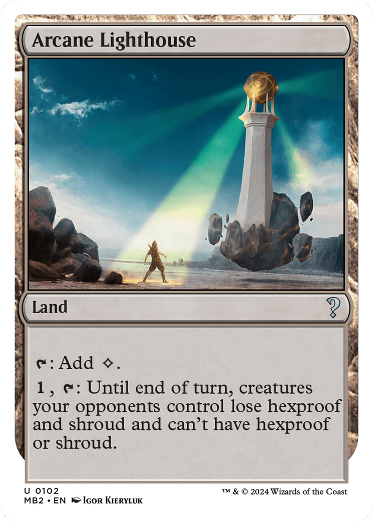 Arcane Lighthouse (White Border) [Mystery Booster 2] | The Gaming-Verse