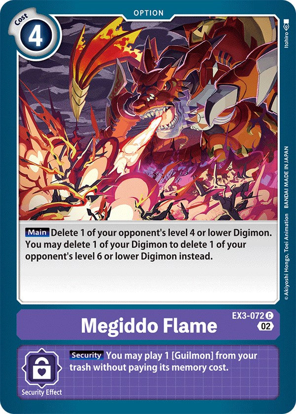 Megiddo Flame [EX3-072] [Draconic Roar] | The Gaming-Verse