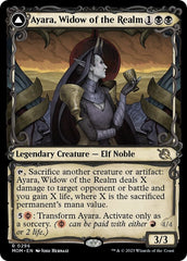 Ayara, Widow of the Realm // Ayara, Furnace Queen (Showcase Planar Booster Fun) [March of the Machine] | The Gaming-Verse