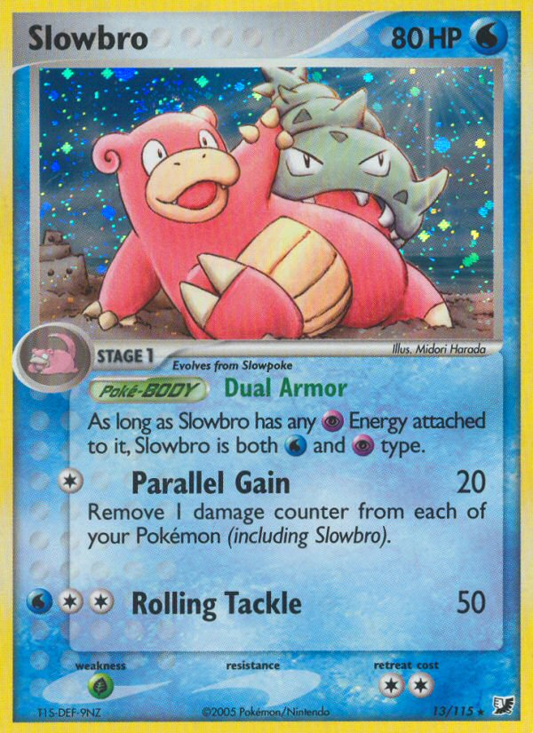 Slowbro (13/115) [EX: Unseen Forces] | The Gaming-Verse