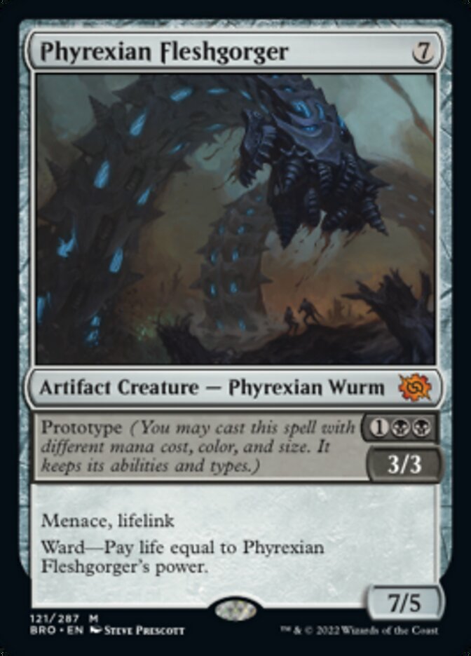 Phyrexian Fleshgorger (Promo Pack) [The Brothers' War Promos] | The Gaming-Verse