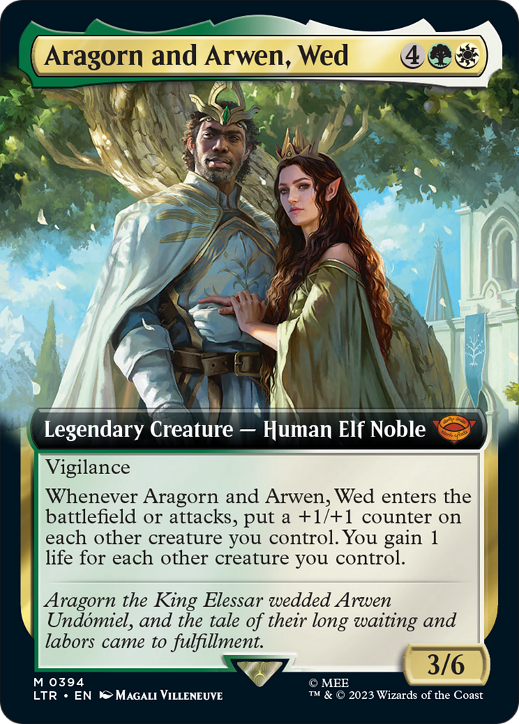 Aragorn and Arwen, Wed (Extended Art) [The Lord of the Rings: Tales of Middle-Earth] | The Gaming-Verse